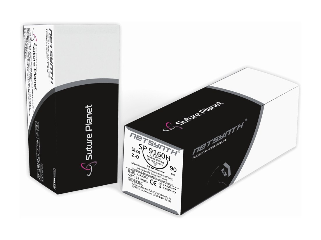 Netsynth Polydioxanone (PDO) surgical suture